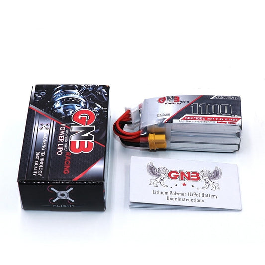 1100MAH 3S 11.4V Lithium Battery XT60 connector