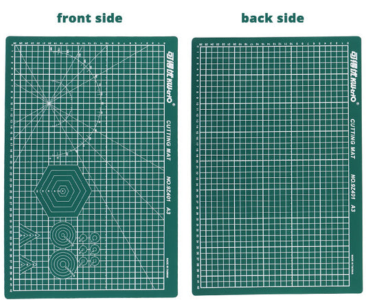 Self Healing Cutting mat A3 black/green/grey