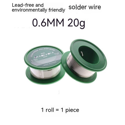 Lead-free Solder Wire Rosin Core Tin Wire 20g/50g/100g 0.6mm/0.8mm/1mm