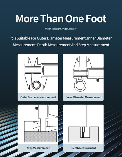 Digital Caliper 0-150 Stainless Steel Industrial High-precision