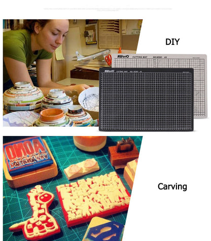 Self Healing Cutting mat A3 black/green/grey