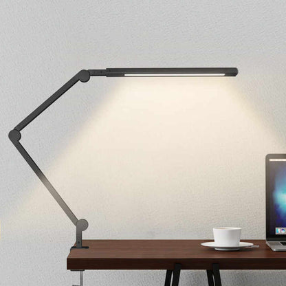 Folding LED Desk Clip Lamp