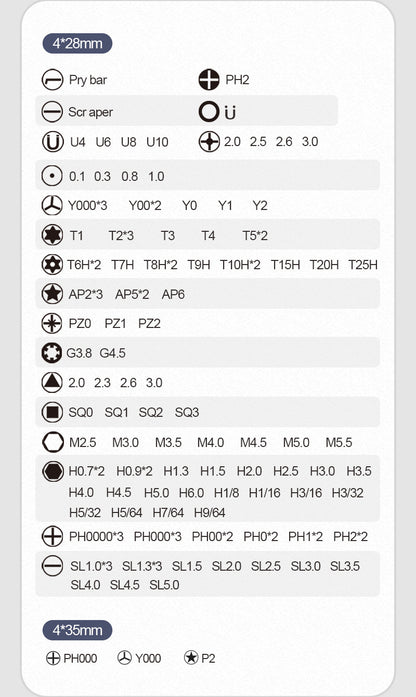 130 In 1 Precision Screwdriver Tool Set