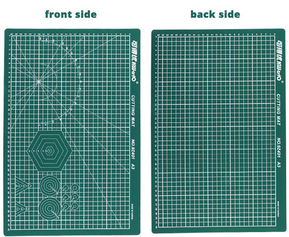 Self Healing Cutting mat A3 black/green/grey