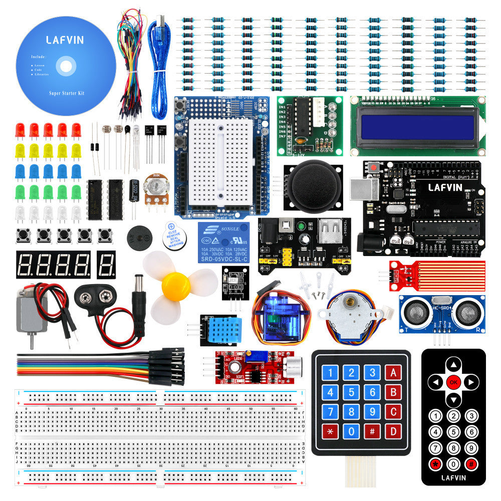 LAFVIN Super Starter Kit for Arduino UNO R3 with CD Tutorial