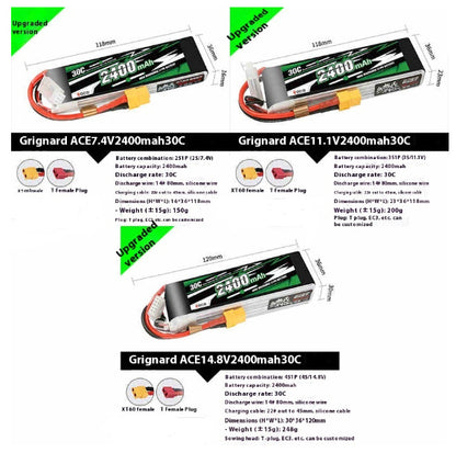 Lipo Battery 2S 74V 111V 350 To 5300