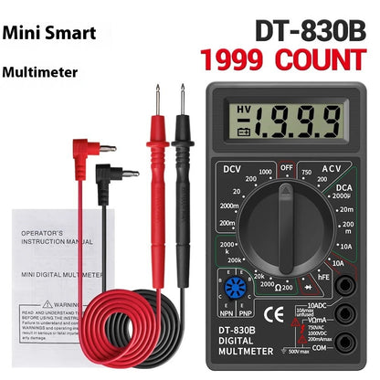 DT830B Digital Handheld Mini Multimeter