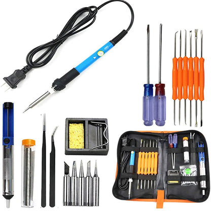 Adjustable Internal Heat Soldering Iron Kit Flux Tools