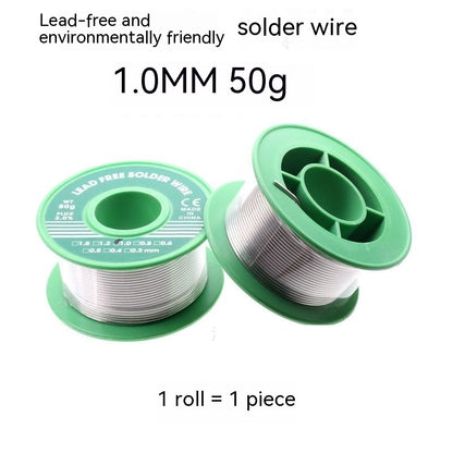 Lead-free Solder Wire Rosin Core Tin Wire 20g/50g/100g 0.6mm/0.8mm/1mm