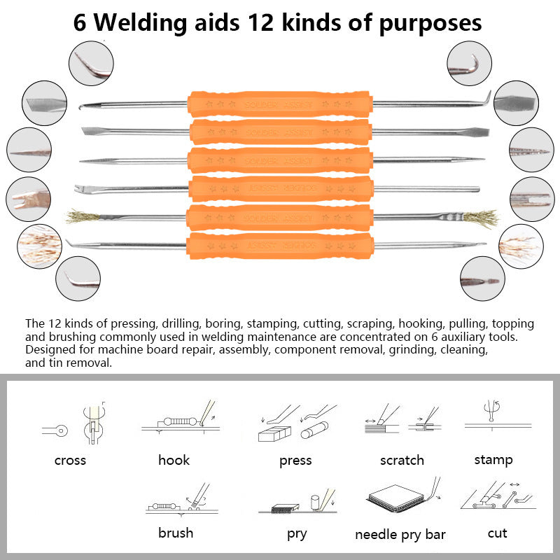 Adjustable Internal Heat Soldering Iron Kit Flux Tools