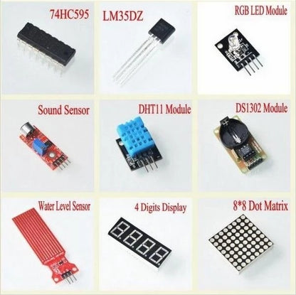 Starter kit Arduino learning kit with box